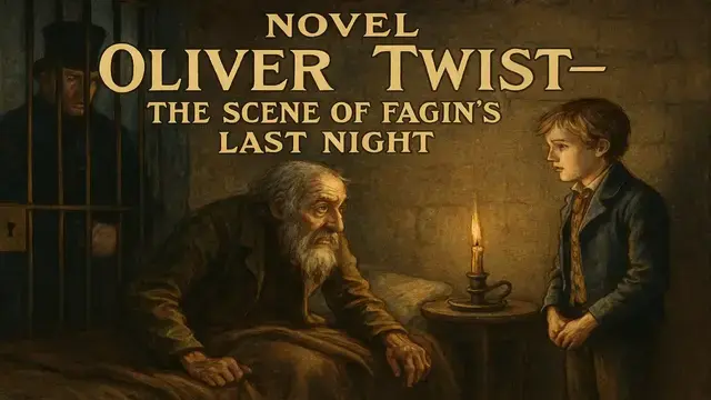 Novel Oliver Twist—The Scene of Fagin's Last Night