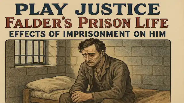 Play Justice | Falder’s Prison Life | Effects of Imprisonment on Him