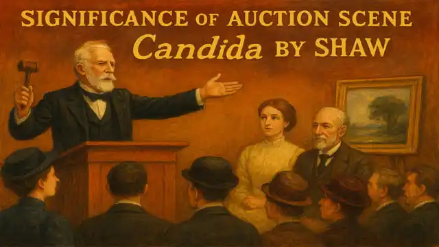 Significance of Auction Scene in Candida by Shaw