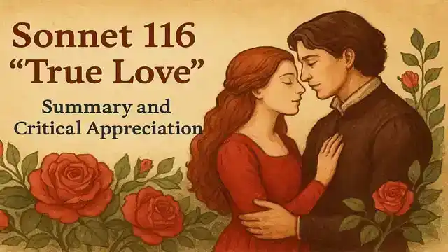 Sonnet 116 “True Love” by Shakespeare, Summary and Critical Appreciation