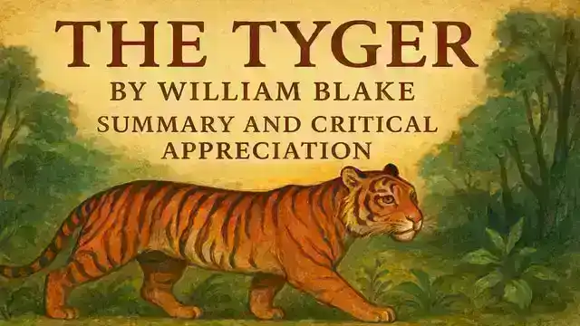 The Tyger by William Blake, Summary and Critical Appreciation