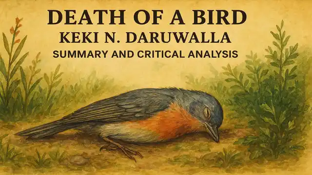 Death of A Bird by Keki N. Daruwalla Summary and Critical Analysis