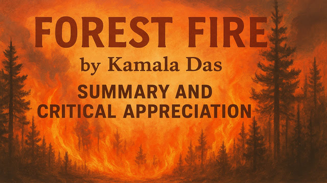 Forest Fire by Kamala Das, Summary and Critical Appreciation