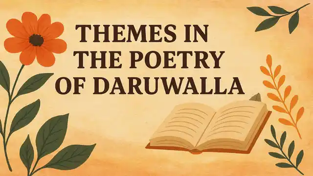 Themes in the Poetry of Daruwalla