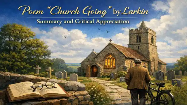 Poem Church Going by Larkin, Summary and Critical Appreciation