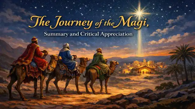The Journey of the Magi, Summary and Critical Appreciation