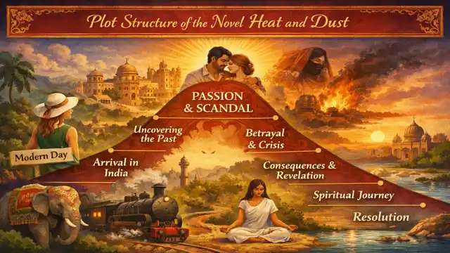 Plot Structure of the Novel Heat and Dust