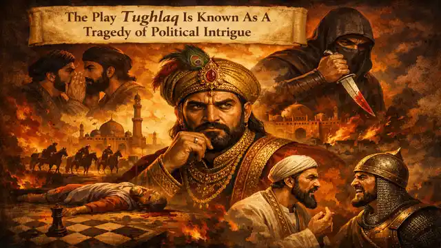 The Play Tughlaq Is Known As A Tragedy of Political Intrigue