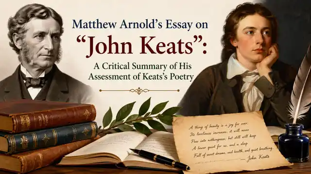 Matthew Arnold’s Essay on “John Keats”: A Critical Summary of His Assessment of Keats’s Poetry