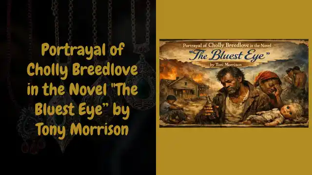 Portrayal of Cholly Breedlove in the Novel "The Bluest Eye” by Tony Morrison