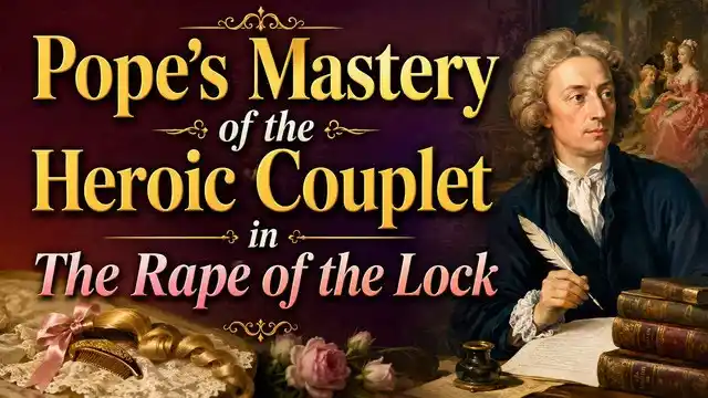 Alexander Pope’s Mastery of the Heroic Couplet in The Rape of the Lock