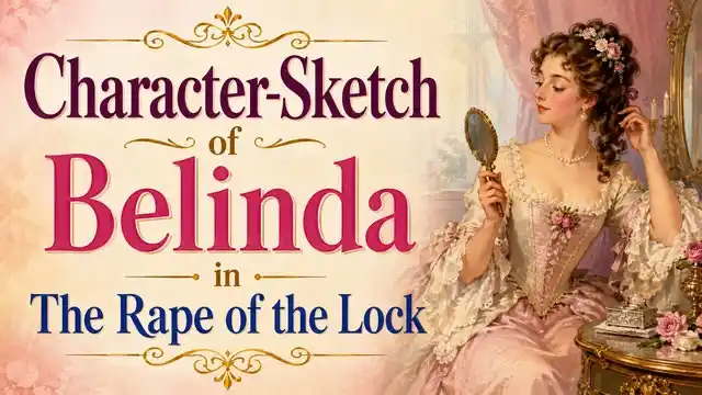 Character-Sketch of Belinda in The Rape of the Lock