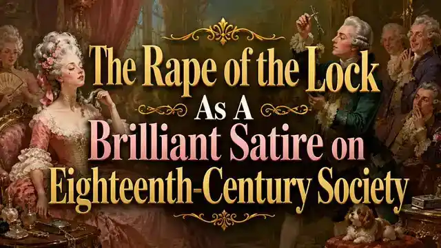 The Rape of the Lock As A Brilliant Satire on Eighteenth-Century Society