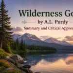 Wilderness Gothic by A.L. Purdy, Summary and Critical Appreciation