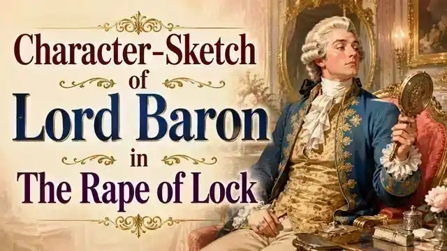Character-Sketch of Lord Baron in The Rape of Lock